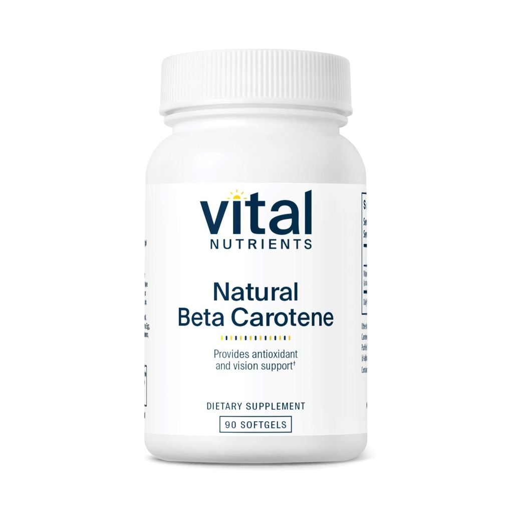 Vital Nutrients Natural Beta Caroten 25,000IE Note 124; Precursor to Vitamin A
