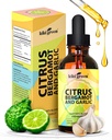 KIKI Green Liquid Citrus Bergamot & Hvidløg Extract - Citrus Bergamot Supplement for Heart Health, Immunsystemet Support and Sund Aging Non- GMO, Gluten- Free Supplement 2 Fl Oz.
