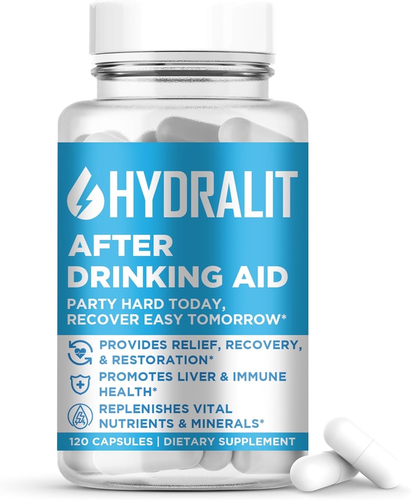 Efter at have drukket hjælp supplement Pre Game Party Pills Electrolytes Hydration DHM Milk Thistle Weekend Recovery Vitamin Relief Formel Bedre Morning Alkohol Lever sundhed støtte 120 kapsler