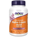 Now Foods Supplements, Alpha Lipoic Acid 600 mg med Grape Seed Extract & Bioperine ®, Extra Strength, 120 Veg kapsler