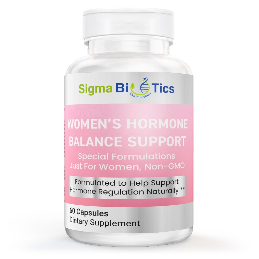 Kvindernes Hormonbalance Support - Urtetilskud til menopause, Hormonal & Reproduktiv Sundhed - Ikke-GMO kosttilskud med Soy Isoflavoner, Black Cohosh, Dong Quai - 60 kapsler