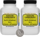 Natriumcarbonat [CNA2O3] 99 +% ACS Grade Pulver 1 Lb i to Space- Saver Flasker