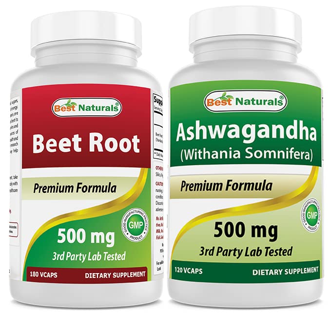 Root Powder 500 Mg & Ashwagandha Extract 500 Mg