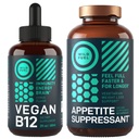 WILD FUEL Appetite Suppressant til vægttab og Vegan B12 flydende bundle