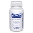 Ren indkapsling D3 125 mcg (5.000 IE) - supplement til støtteben, fælles, bryst, hjerte, kolon og immunforsvar * - med vitamin D - 60 kapsler