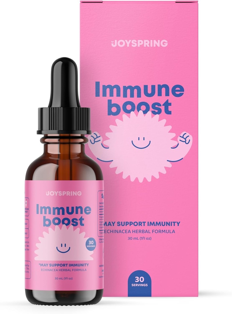 JoySpring Kids immunforsvar supplement, Kids Multivitamin Liquid Drops, Hormone Balance for Kvinder