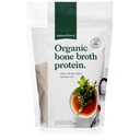 Natural Force - Pure Organic Bone Broth Protein Powder, Grass- Fed & Keto Certified, Type I, II & III Collagen, Unflavored, Perfekt til suppe & madlavning, 10.8 oz