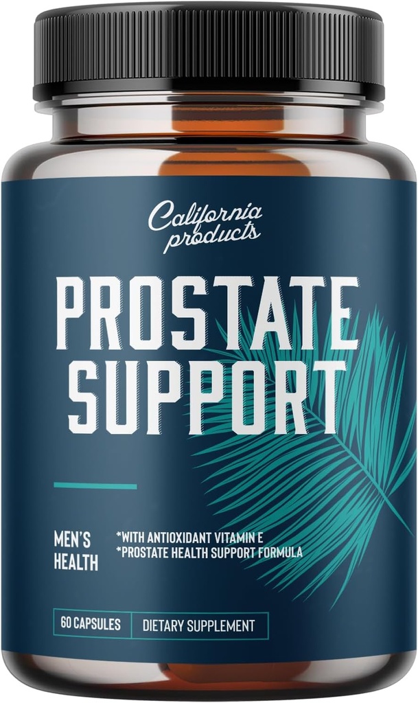 Prostata Support for Mænd, Pygeum med Pure Saw Palmetto Berries Extract Vitamin Zink Plant Sterol Complex Easy Urinary Flow Herre sundhed