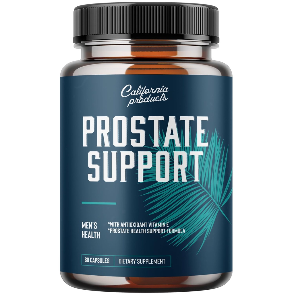 Prostata Support for Mænd, Pygeum med Pure Saw Palmetto Berries Extract Vitamin Zink Plant Sterol Complex Easy Urinary Flow Herre sundhed