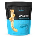 LEGION Casein + Casein Protein Powder (kanel cereal) - Slow-Release Micellar Protein Powder - Non-GMO, Gluten- Free & naturligt sødet pulver fra Grass- Fedtkøer