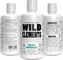 Wild Elements Gut Support Fulvic Acid Mineral Blend Afledt fra Ancient Plant Deposits, Heal Gut Lining, Forbedre kognition og immunitet, 70 + Minerals, All Natural, 32 oz