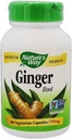 Nature 's Way Premium Herbal Ginger Root, fordøjelsesstøtte, 550 mg, 100 vegetariske kapsler, pakke med 2