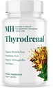 MICHAEL 's sundhed Naturopatiske programmer Thyrodrenal - 120 Veganske kapsler - Understøtter Thyroid & Adrenal Sundhed - med C-vitamin - 60 Servering