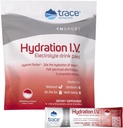 Trace Minerals Measures 124; Hydration I.V. Elektrolytter Powder Packets Measures 124; Full Spectrum Recovery Mineral Mix for Rapid Rehydration, Natural Energy and Muscle Stamina Measures 124; Strawberry Couscos Measures 124; 16 Travel Packs