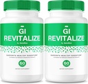 (2 Pack) GI Revitalize - GI Revitalize Pro Pills til støtte sund fordøjelse, GI Revitalized Advanced Formel for Gut Health, G I Revitalizer Maksimal styrke supplement anmeldelse (120 kapsler)