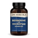 Dr. Mercola Berberine and MircoPQQ Advanced - Offers Metabolic, Mitochondrial, Brain & Immune Support - GMO-Free, Gluten-Free & Soy-Free - 90 Capsules (90 Servings)