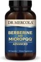 Dr. Mercola Berberine and MircoPQQ Advanced - Offers Metabolic, Mitochondrial, Brain & Immune Support - GMO-Free, Gluten-Free & Soy-Free - 90 Capsules (90 Servings)