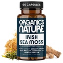 ORGANICS NATUR Irish Sea Moss Capsules 45 Servering Note 124; High Potency Seamoss Pills
