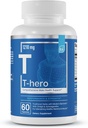 Væsentlige elementer T-Hero - Daglig Testosteron støtte til mænd - fremmer Vitality & Drive - med Ashwagandha, Shilajit, Boron, DIM - 60 Greve - 30 Tjenester