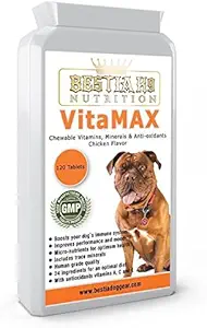 Bestia K9 Nutrition VitaMAX tyggetand hund Multi- Vitamin og Trace Minerals. Premium kvalitet hund kosttilskud. Lavet i Europa.