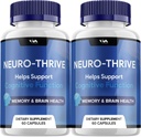 Neuro Thrive Brain Supplement kapsler - NeuroThrive piller, Neuro Thrive Kognitiv support og anmeldelser, 120 kapsler