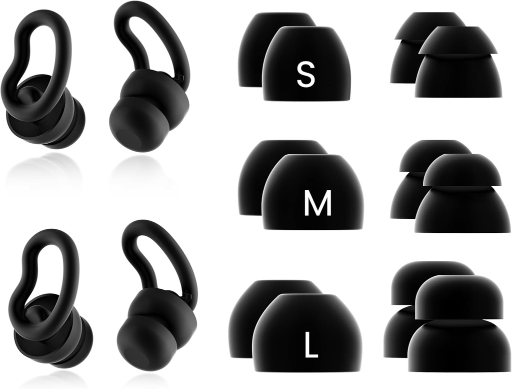 Genanvendelige Soft Silicone Ear Plugs