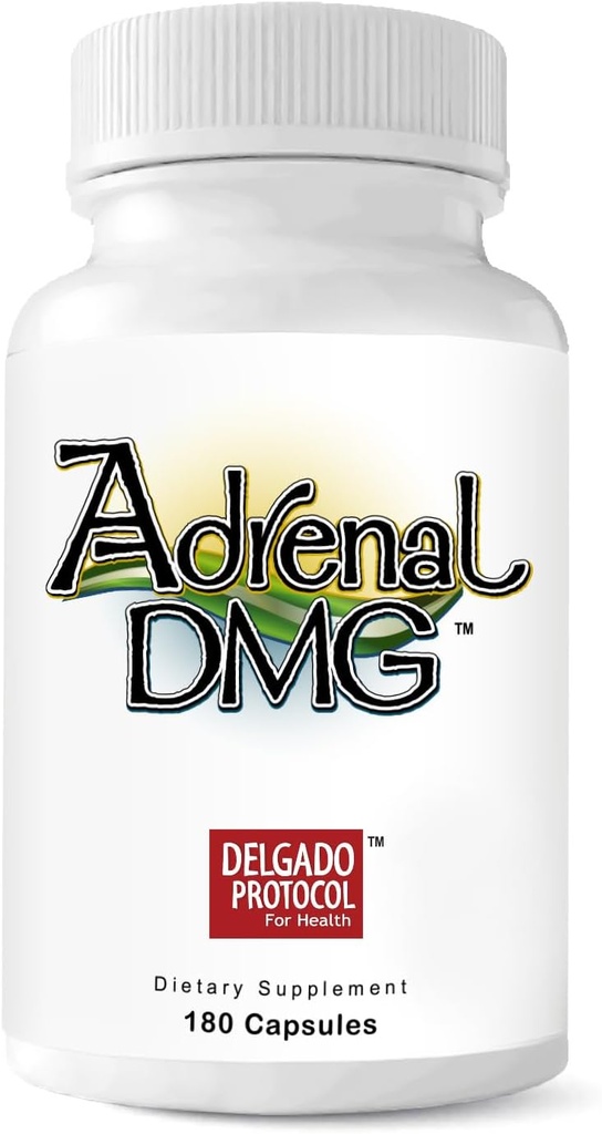 Adrenal DMG - 180 kapsler - Support Daytime Energy, bedre søvn, immunsystem, reducere stress niveauer, og Træthed - Alle naturlige supplement