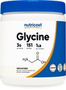 Nutricost Glycin Powder 1lb - Non- GMO, Gluten Free