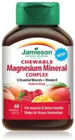 Jamieson Chewable Magnesium Mineral Complex, 60 tabletter