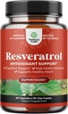 Youth Trans Resveratrol Supplement - Resveratrol kapsler med AMPK Activator for Cellular Health & Vitality - AMPK Metabolic Activator for Metabolisme Boost & Cellular Effektivitet - 60 Tæl