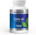 Professionel Botanicals Circ- Q - Blood Circulation Support og Vein Health Supplement - 60 grøntsager kapsler