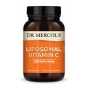 Dr. Mercola Liposomal C-vitamin - hjerne, hjerte, øje og immunforsvar - giver 1.000 mg biotilgængelig C-vitamin - non-GMO, gluten- fri & soy- fri - 60 kapsler (30 servering)