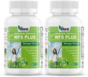 America Medic & Science WFS Plus Fertility Supplements for Women (90 Capsules) Understøtter Ovulatory Health Medical 124; Natural Preconsion Vitaminer, Reproductive Aid, with D- Chiro Inositol, DHA (Pack of 2)