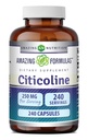 Amazing Formulas Citicoline 250 Mg- 124; Kapsler Supplement 124; Non- GMO - 124; Gluten Free - 124; Fremstillet i USA (240 Tæl)