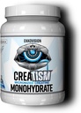 Ekkovision Creatin monohydrat pulver, mikroniseret, Puckin 'Blue Razz, Pre Workout & Post Workout Supplement for mænd & kvinder, Energistøtte, Let at blande i shakes, Smoothies & drikkevarer, 100 Servere