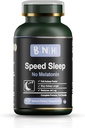 BNH Speed Sleep - Melatonin Free Formel - Ancient Chinese Remedy - 15 urter - Fald & Stay Assedy Hurtigere - Wake Refreshed & Energized - Ingen groggy Feeling - Slap af - Calms Mind- Drug Free - 180 Greve