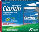 Claritin Indendørs & Udendørs Allergi Relief, 90- tabletter