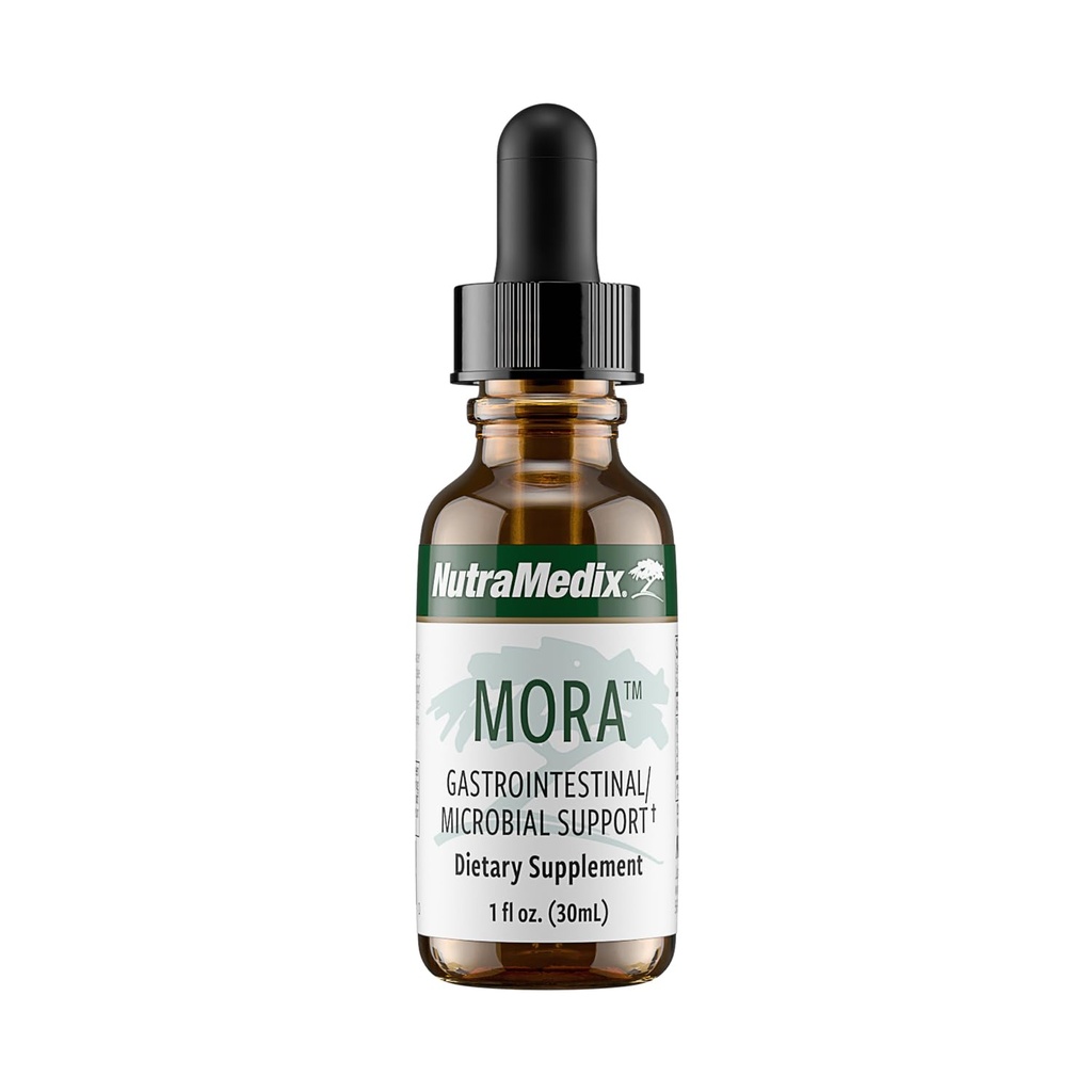 Nutramedicinsk Mora Yarrow Extract - Yarrow Herb, BlackBerry blade og Capirona Bark Extract for fordøjelsessygdomme, Gut Support & Sund Inflammatorisk respons (1oz / 30ml)