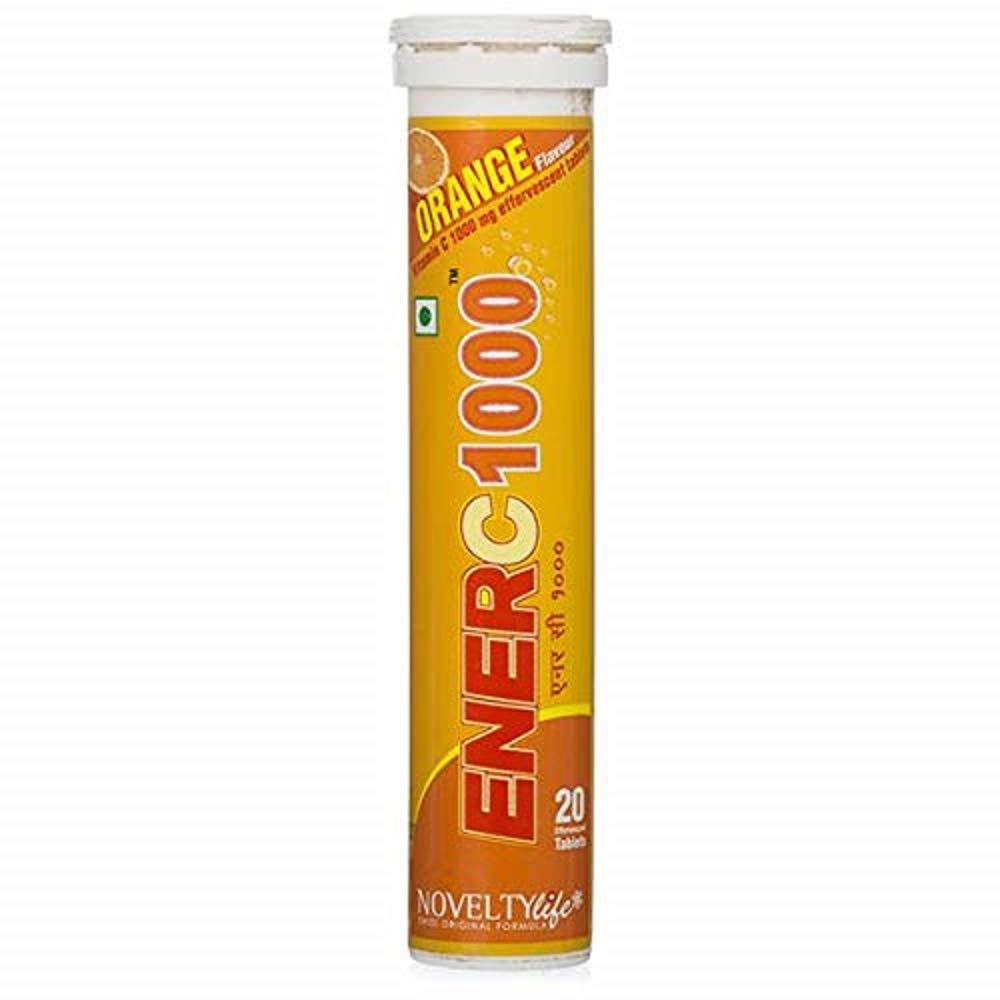 Original Ener C 1000- 20 tabletter 100% Pure SKIN LIGHTENING vitamin C Natural UK