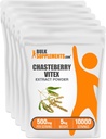 BulkSupplements.com Chasteberry Extract Powder - Chasteberry Sourced from Vitex Berry, Herbal Supplement - Vegan & Gluten Free, 500mg per Serving, 1kg (2,2 lbs) (Pack of 5)