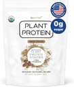 Pure Food: Plant baseret protein pulver med Probiotika Mex124; Organic, Clean, All Natural, Vegan, Vegetar, Hele Superfood Nutritional Supplement med ingen tilsætningsstoffer Mex124; Keto (Chokolade)