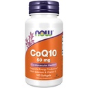 Now Supplements, CoQ10 50 mg, Pharmaceutical Grade, All- Trans Form produceret af Fermentation, 100 Softgels