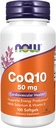 Now Supplements, CoQ10 50 mg, Pharmaceutical Grade, All- Trans Form produceret af Fermentation, 100 Softgels