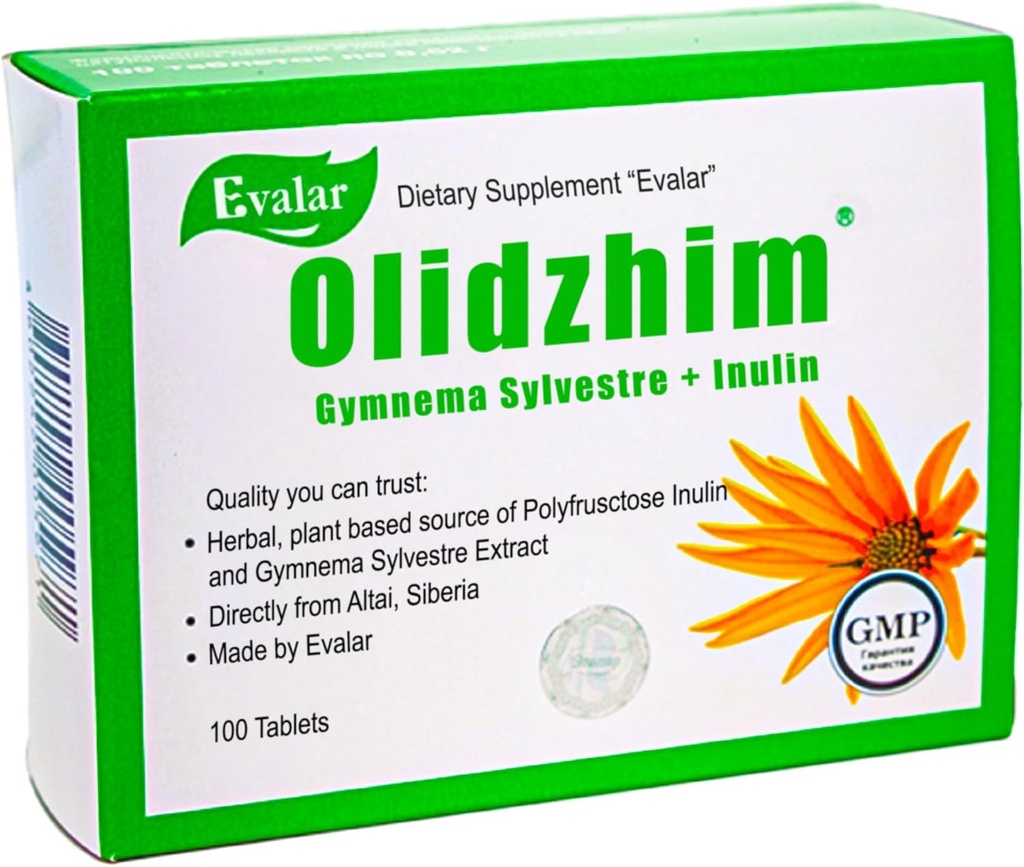 Evalar Gymnema Sylvestre Inulin Olidzhim Herb 100 Tabs Altai Sibirien