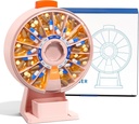 Odaro Stor Pill Dispenser, Ugentlig Pill Organizer 7 dag Am Pm / 14 dag Pill Box, Daglig medicin Pill Organizer med Wall- monteret eller stående brug for vitamin, tillæg, medicin - Pink