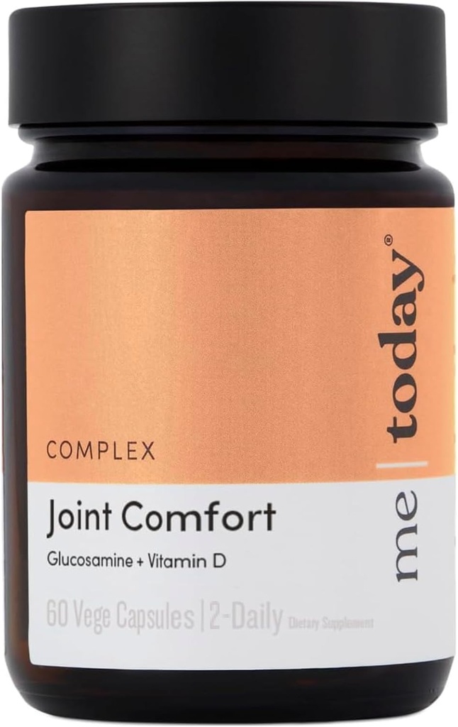 mig i dag Joint Comfort Supplement - Glucosamin, Chondroitin & Vitamin D til fælles mobilitet & benstøtte - Ren formel for mænd og kvinder - 60 Vege kapsler
