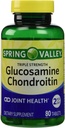 Spring Valley - Glucosamin Chondroitin, Triple Strength, 80 tabletter