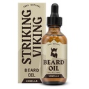Striking Viking Vanilla Beard Oil for mænd - naturligt afledt Conditioner med Argan & Jojoba Oliils til blødgøring, fugtgivende og vækst (2 Oz)