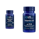 Life Extension Optimized Folate Heart & Brain Support Tablets and Vitamin D3 Bone, Brain & immunforsvar Softgels - 100 Tablets, 60 Softgels
