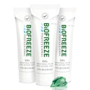 Biofreeze Professional Pain Relief Gel, 4 oz Tube (3-Pack) - Hurtig, Køling Relief for Gigt, Muskel ømhed, Fælles, Tilbage, Neck, Knee Pain & Mere